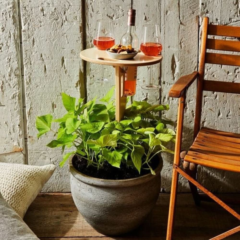 Portable Wine Table for Picnic & Outdoor Enjoyment