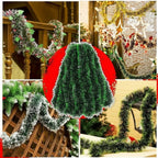 Premium Green Decorative Ribbon for Wreaths and Christmas Tree Decoration