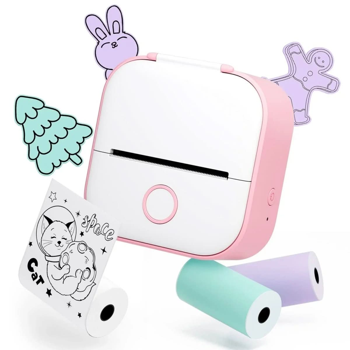 Pixly Pocket Printer | Portable Mini Thermal Printer | Wireless Bluetooth Printer | Inkless Photo Printer for Smartphone
