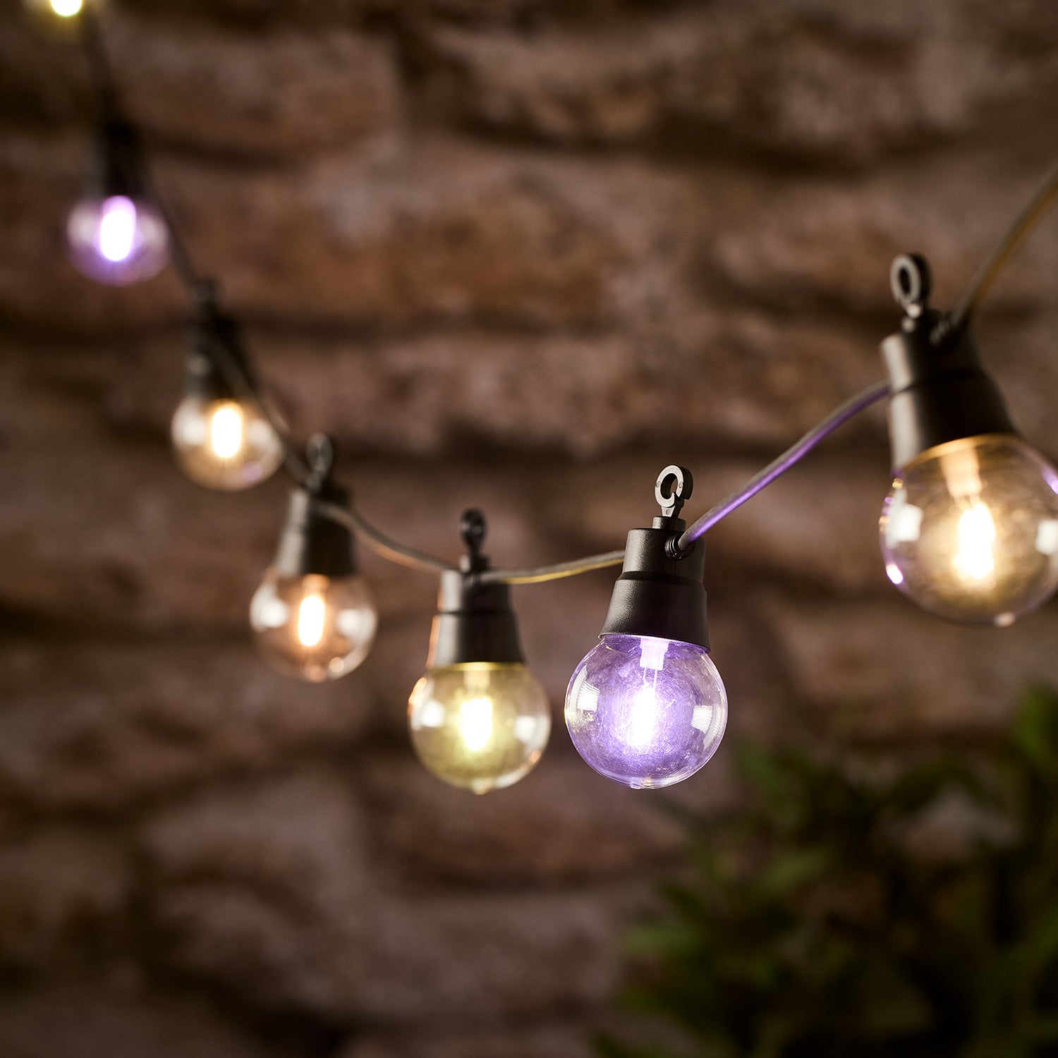 20 LED string lights Bulb color selection with remote control