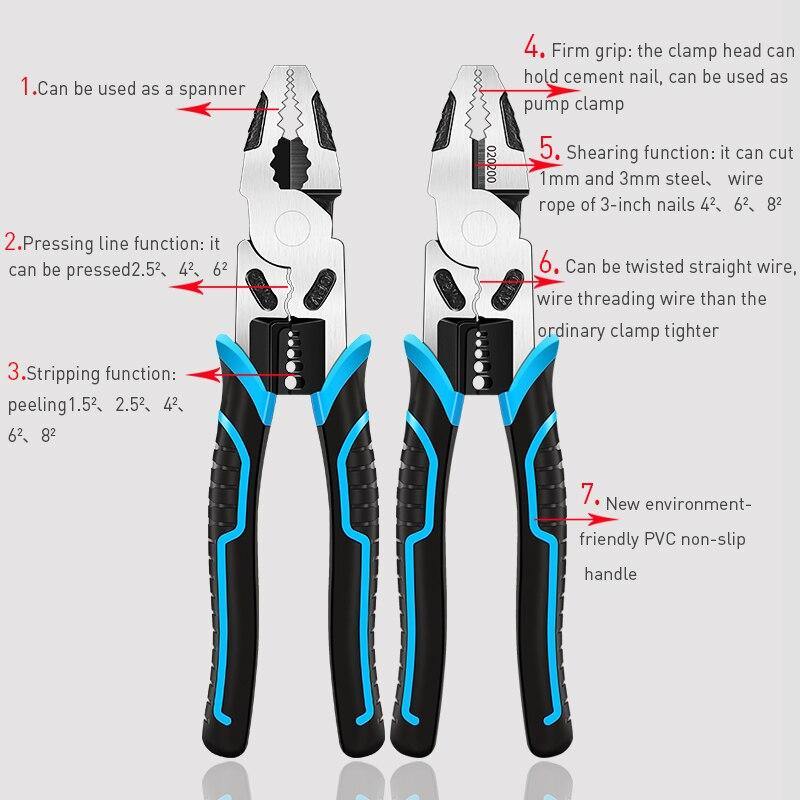 High-strength multifunctional pliers for demanding tasks