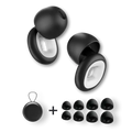 Reusable Earplugs with 24dB Noise Reduction and Storage Case