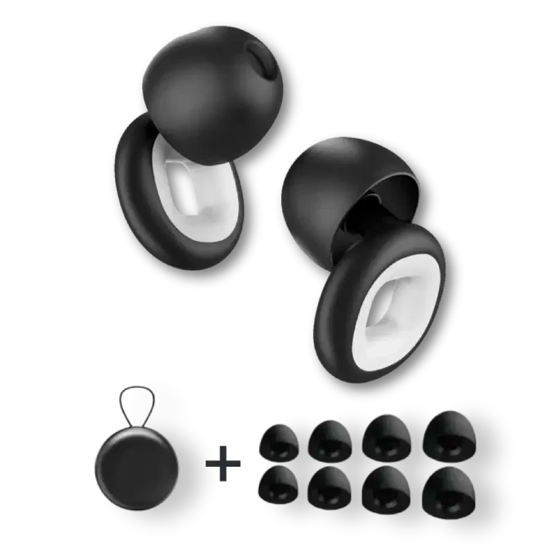 Reusable Earplugs with 24dB Noise Reduction and Storage Case