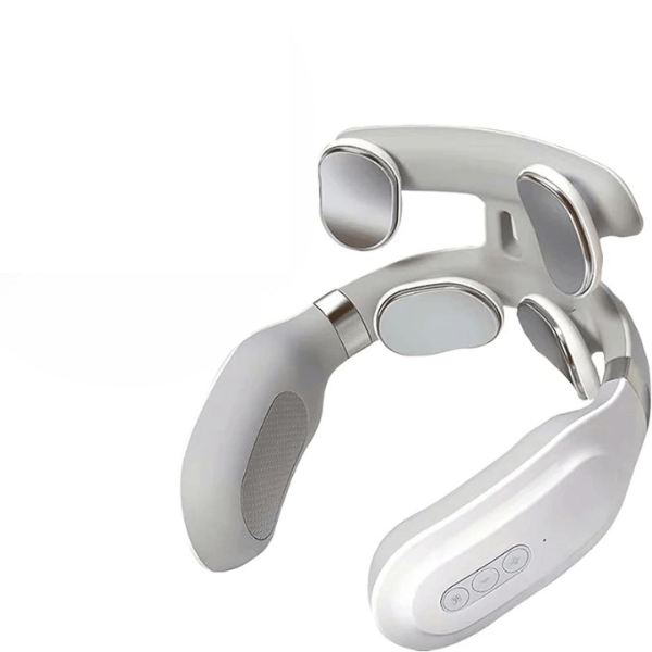 4-in-1 neck massager with heat & vibration