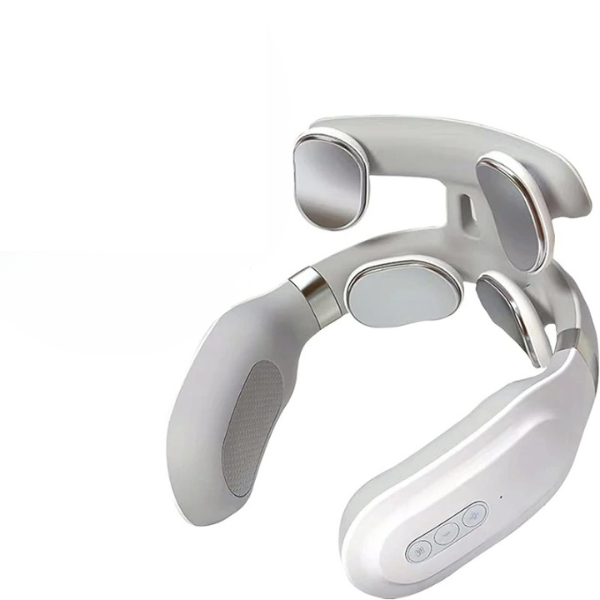 Portable Neck Massager with Heat, Vibrations, and Tissue Massage