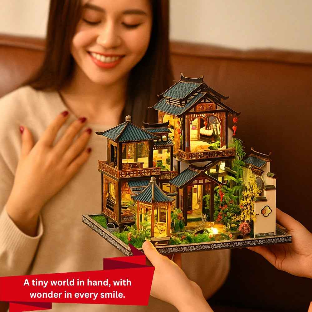 Serenade of the Orchid Garden Mini House Kit l DIY Miniature Kit