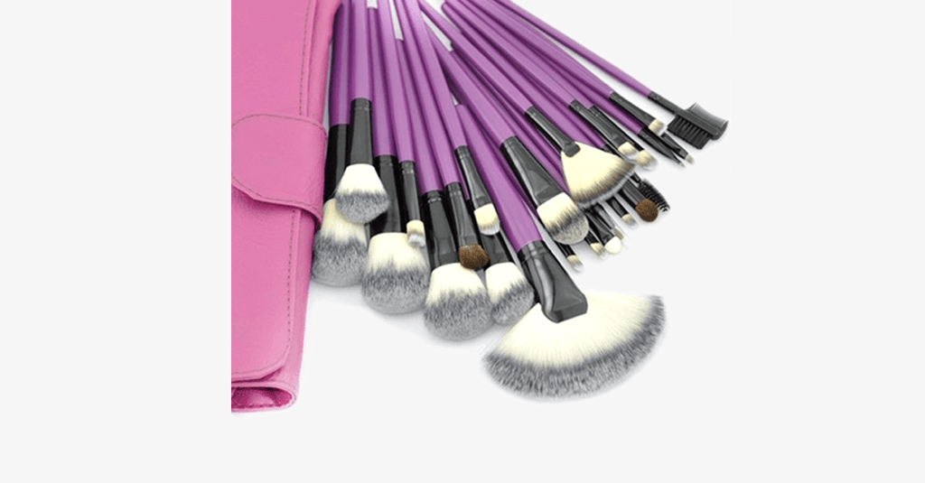 Purple Tulip 24-piece Brush Set
