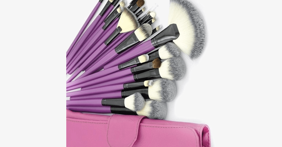 Purple Tulip 24-piece Brush Set