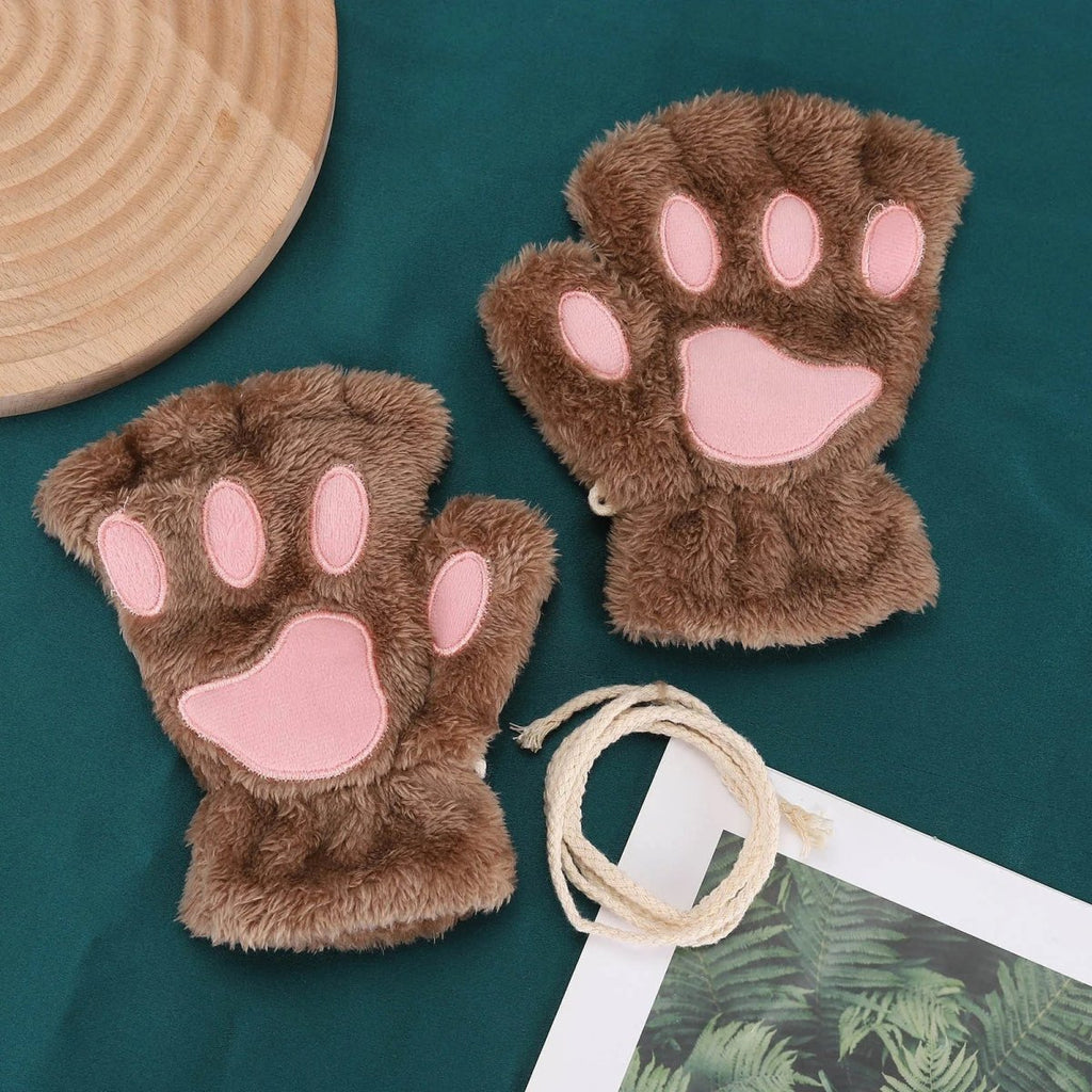 Soft cat mittens for cozy winter joy