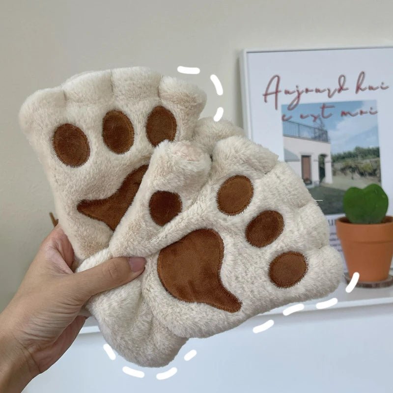 Soft cat mittens for cozy winter joy