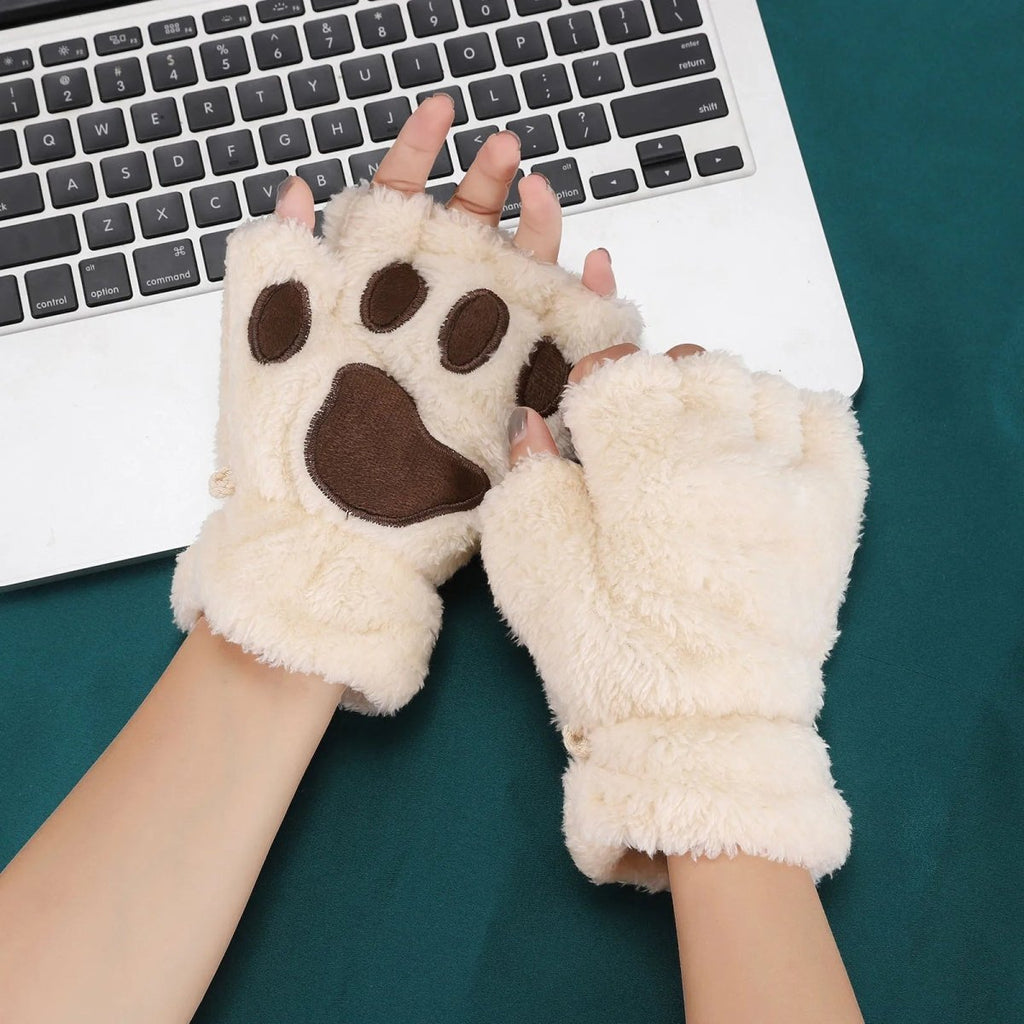 Soft cat mittens for cozy winter joy