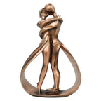 Modern Couple Sculpture – Symbol of Connection