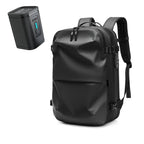 Packlite Slim – Waterproof compression backpack with USB connection for hand luggage