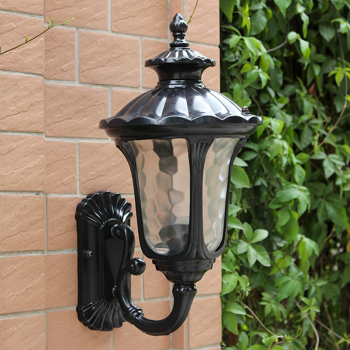 Waterproof Retro Outdoor Wall Lamp Frosted Glass
