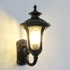 Waterproof Retro Outdoor Wall Lamp Frosted Glass