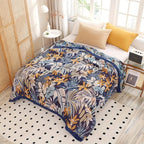 Palmera Tropical Jacquard Blanket Throw