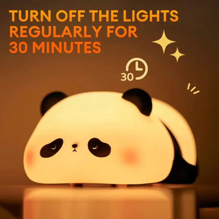 Panda Night Light – Soft, rechargeable and versatile