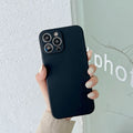 Pastel Solid Color Silicone iPhone Case
