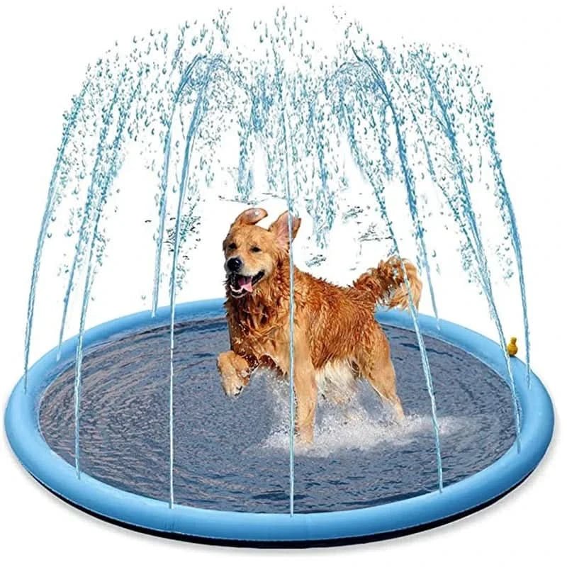Interactive Water Mat for Dogs in Summer