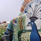 Peacock Throw Thread Blanket