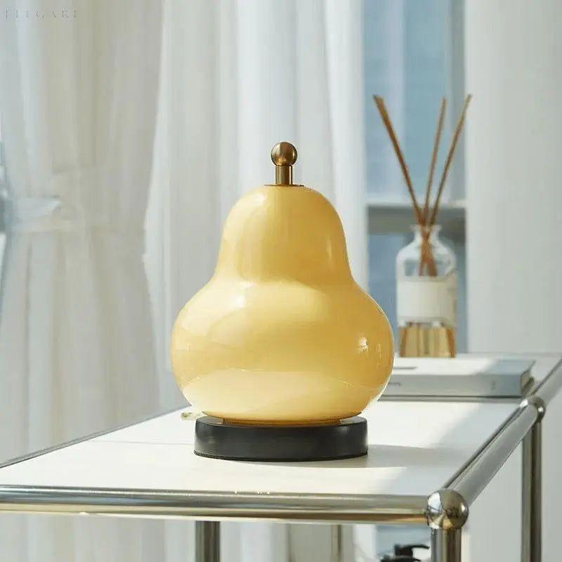 Pear-shaped Touch Dimmer Lamp with Warm Light