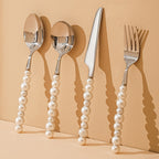 Pearl grip cutlery 4 piece set