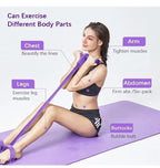 Pedal-Fitness band with ankle pull – Full body training anytime & anywhere