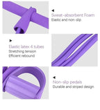 Pedal-Fitness band with ankle pull – Full body training anytime & anywhere