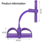 Pedal-Fitness band with ankle pull – Full body training anytime & anywhere