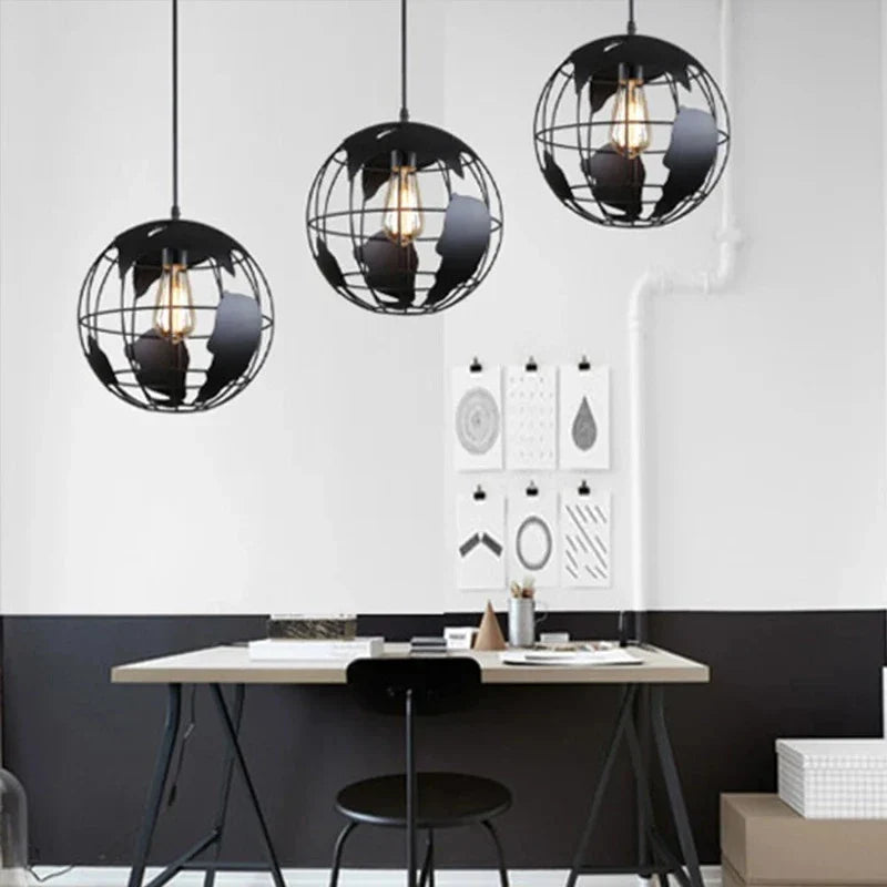 Kreative Erde Chandelier Pendant Light – Industrial Retro Design made of Metal