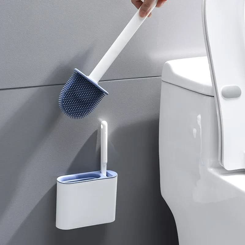 PerfectClean Silicone Toilet Brush – Wall-Mounted & Hygienic