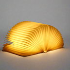 LED Book Lamp - Magical Reading Light for Home Decor & Nightstand Use