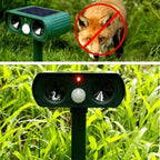 Infrared Solar Powered Animal Pest Repeller for Deer Reptile Squirrel Deterrent to Get Rid of Mouse