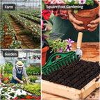 Plant dibber with 12-hole template – Easy even seed sowing