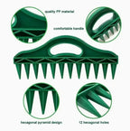 Plant dibber with 12-hole template – Easy even seed sowing