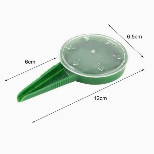 Plant dibber with 12-hole template – Easy even seed sowing