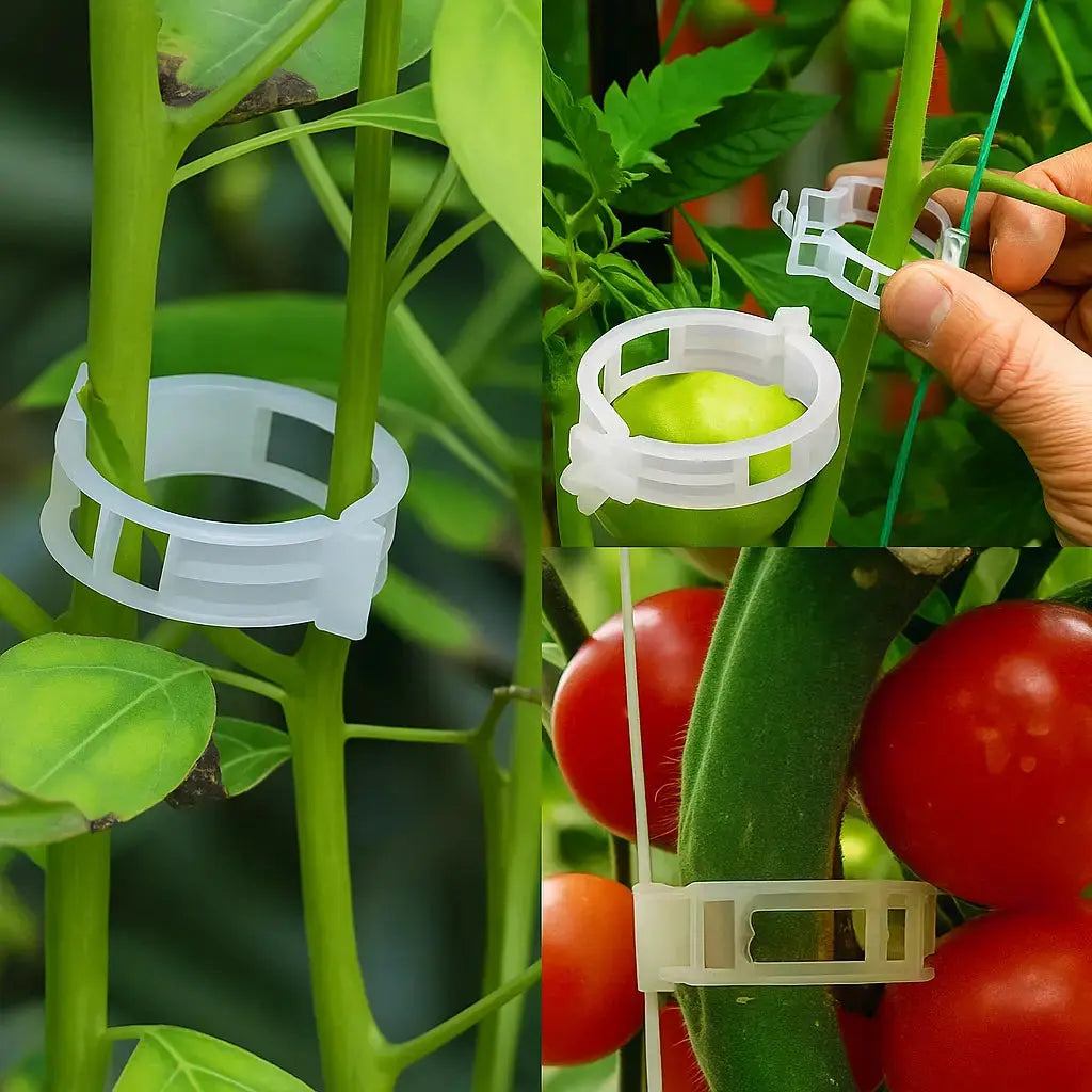 Plant clips for support – Gently secure & promote healthy growth