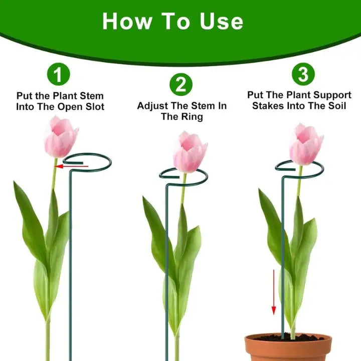 Plant support – Stable climbing aid for flowers & vegetables (20 pieces)