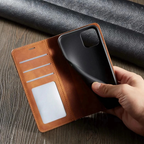 Phone Case Leather Magnetic Shockproof Slim Cover