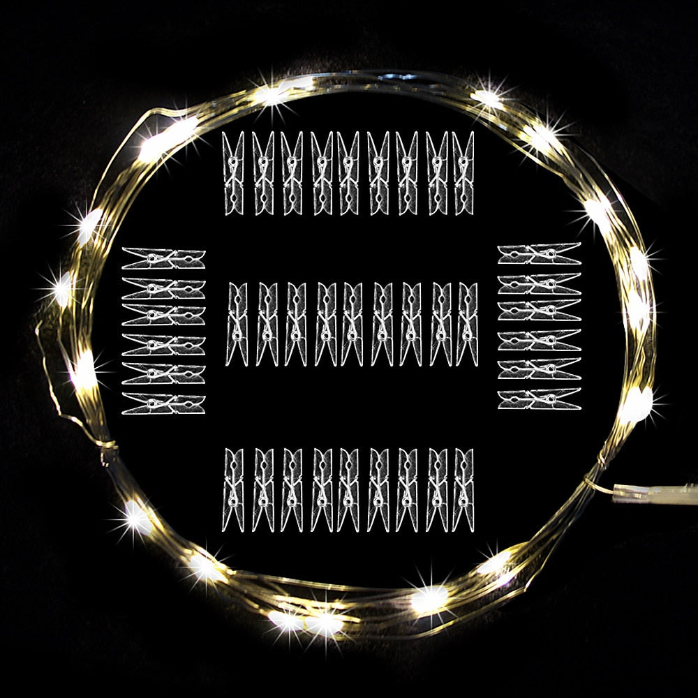 Photo Wall Fairy Light Chain