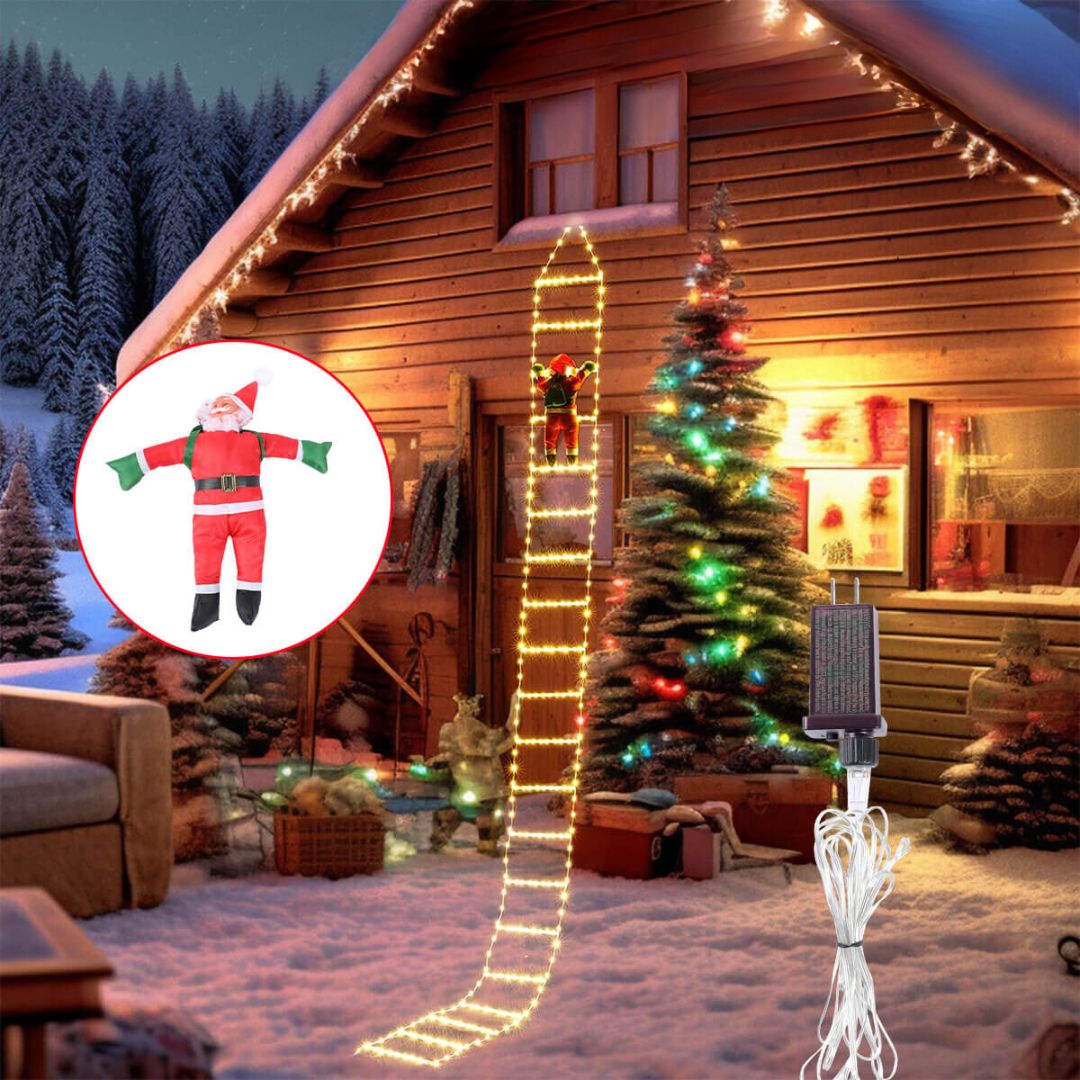 ClimbJoy - Festive Santa climbing ladder for Christmas coziness