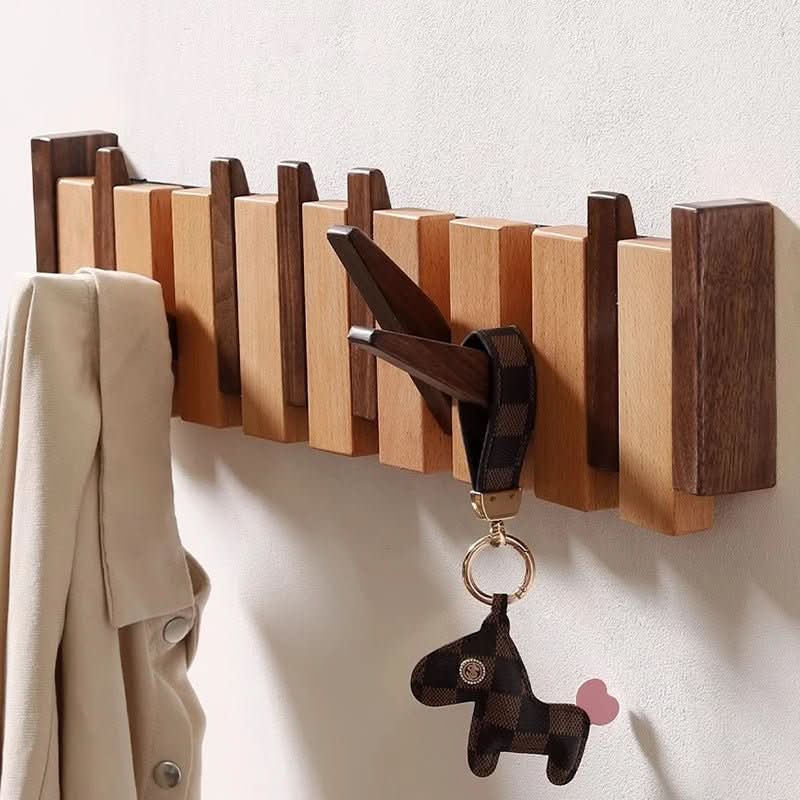 Handmade wooden wardrobe in piano style for stylish wall storage