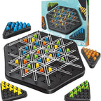 Rubber band chess thinking game