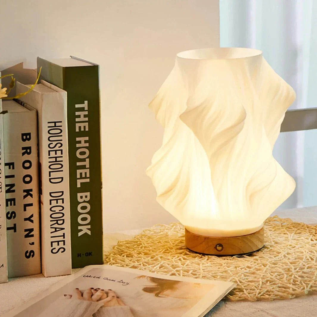 Designer LED table lamp with soft light for cozy interiors