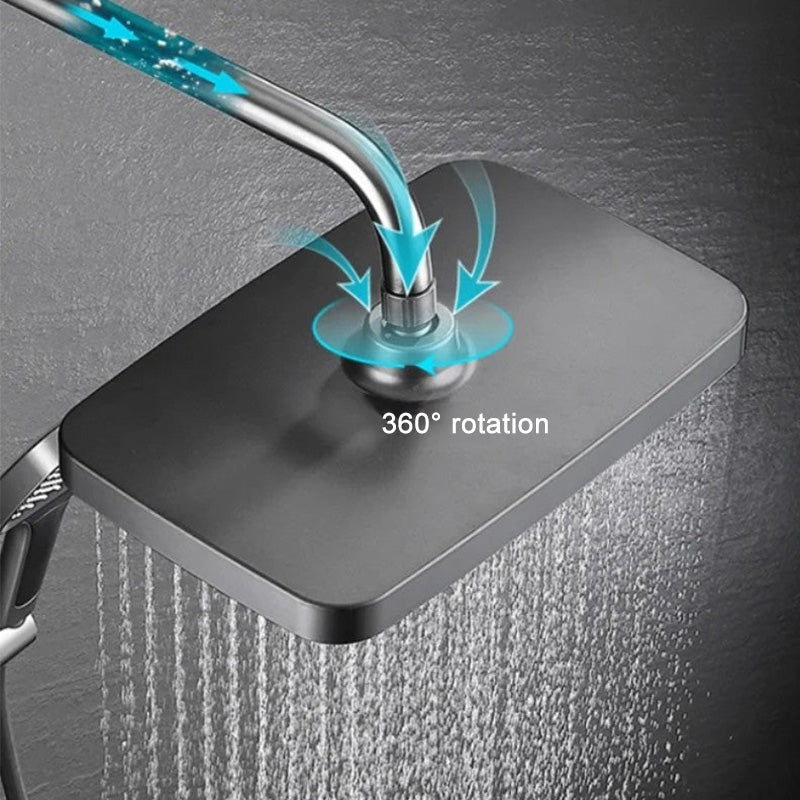 Intelligent shower set with constant temperature under pressure