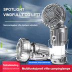 Portable LED Camping Lamp With Fan
