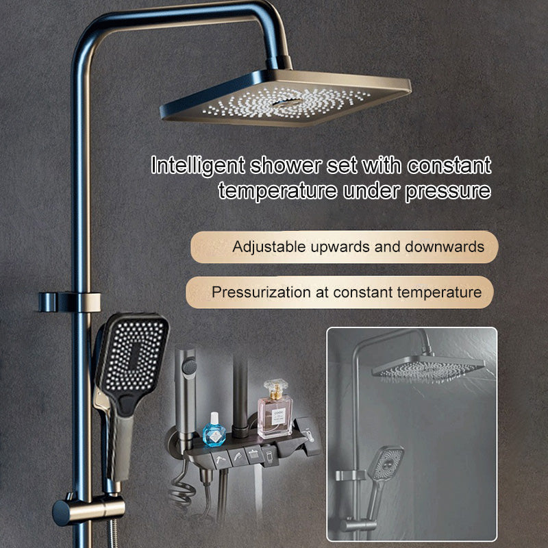 Intelligent shower set with constant temperature under pressure