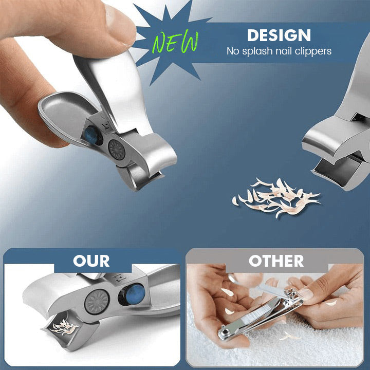 Nail clipper with wide opening
