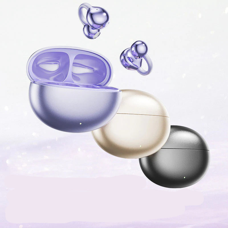 LuxoSound Bluetooth Headphones with Ear Clip | Wireless Comfort and Excellent Sound Quality for On the Go