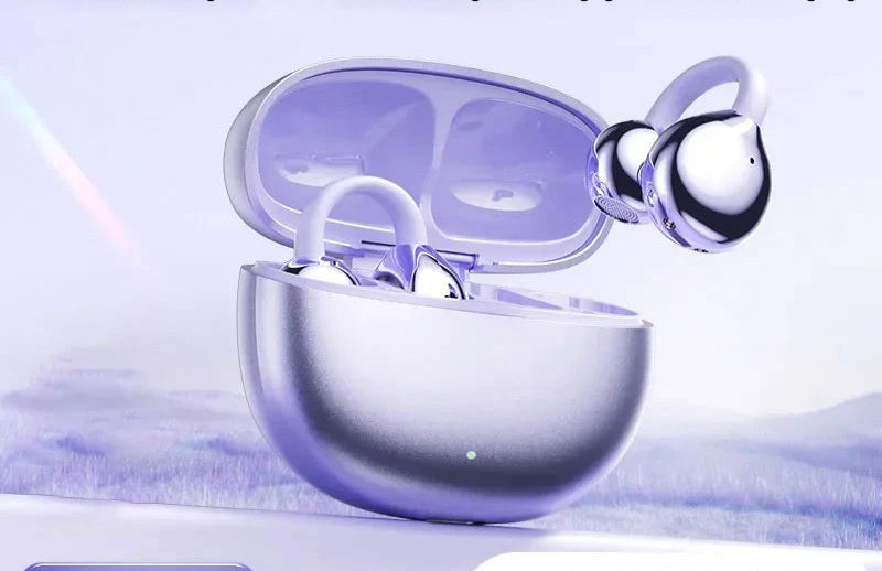 LuxoSound Bluetooth Headphones with Ear Clip | Wireless Comfort and Excellent Sound Quality for On the Go